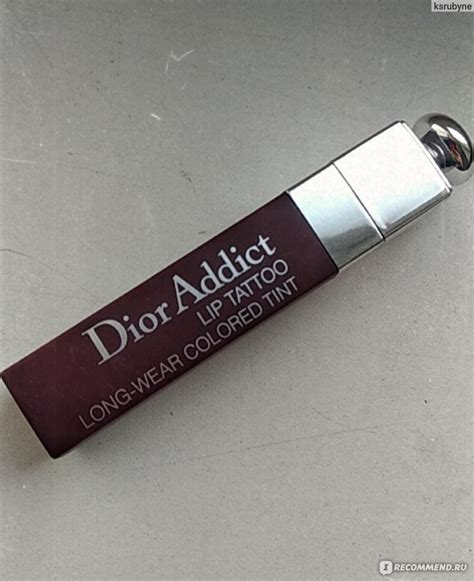 Тинт для губ Dior Addict Стойкое оттеночное средство Lip Tattoo